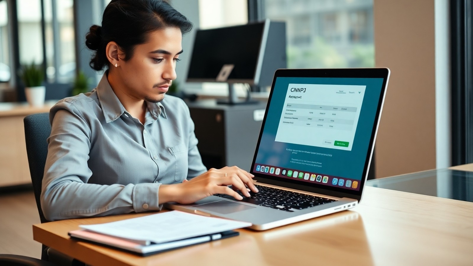 consulta cnpj em notebook