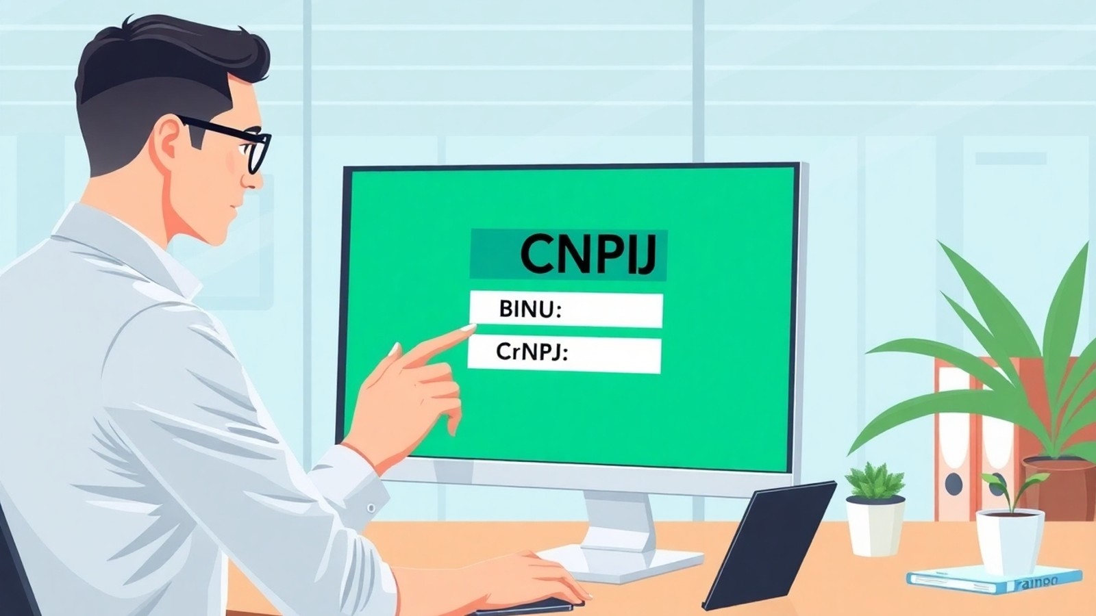 consultar empresa pelo cnpj em computador