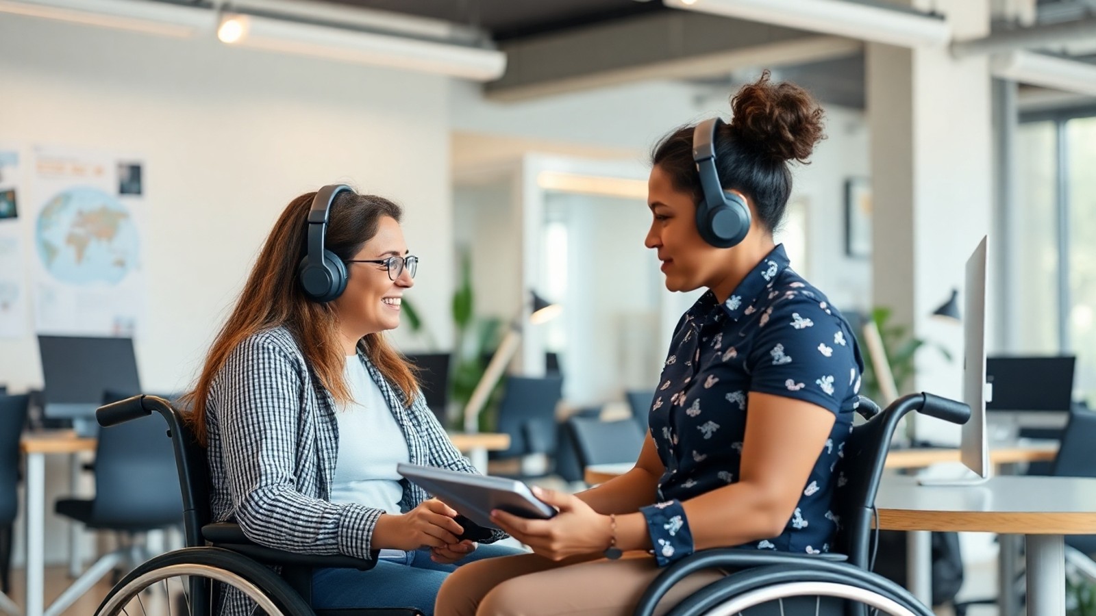 pessoa com deficiencia no ambiente de trabalho