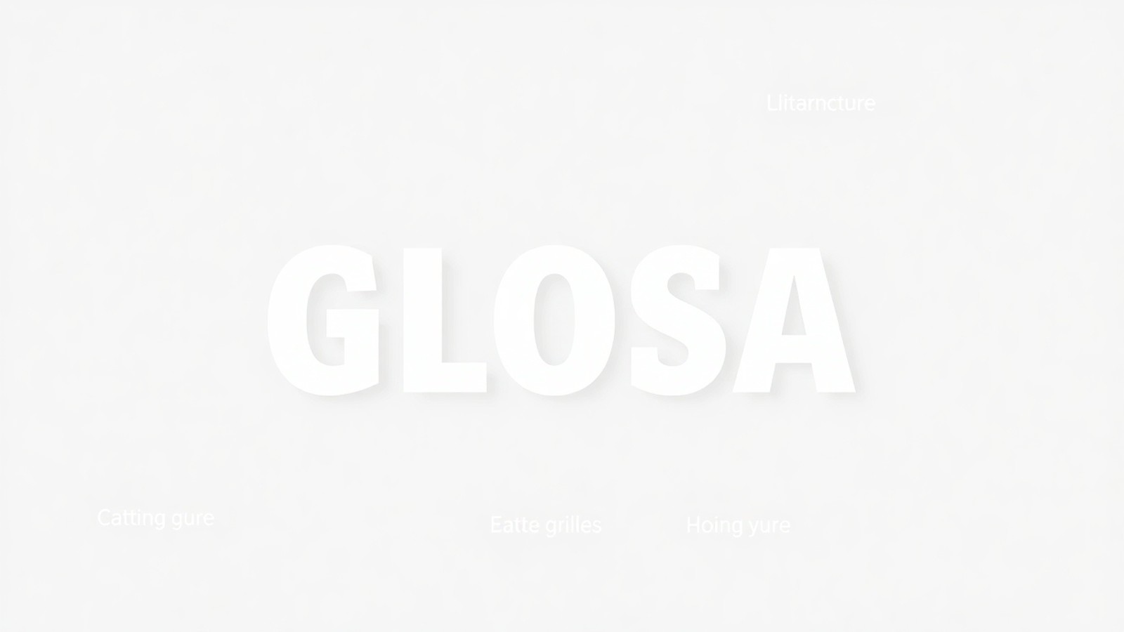 glosa em diferentes contextos