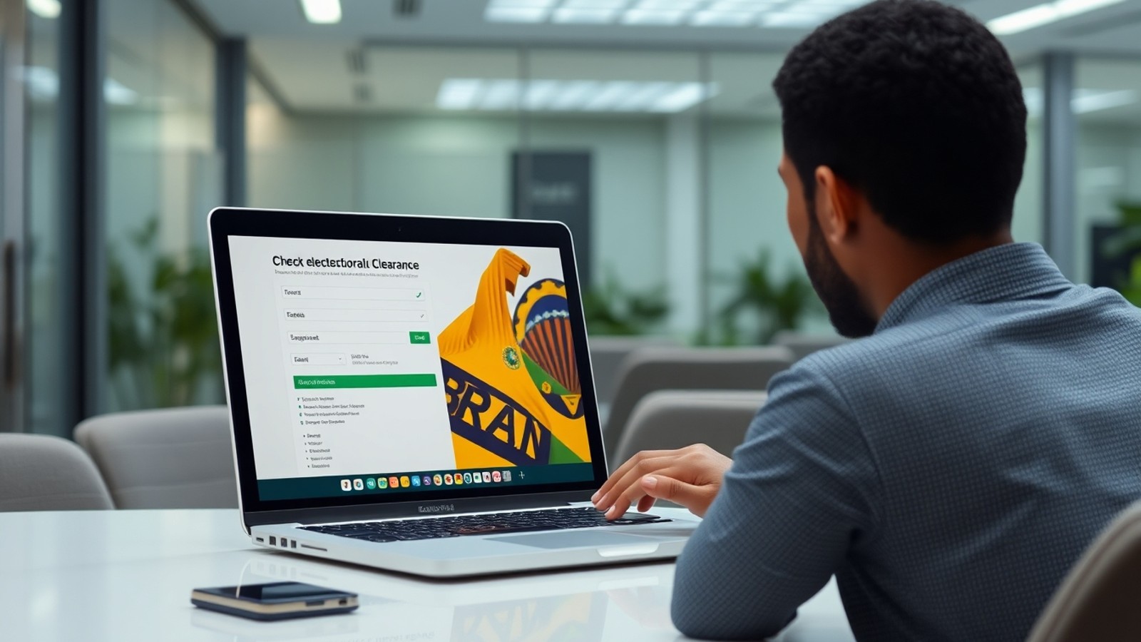 consulta quitacao eleitoral no computador