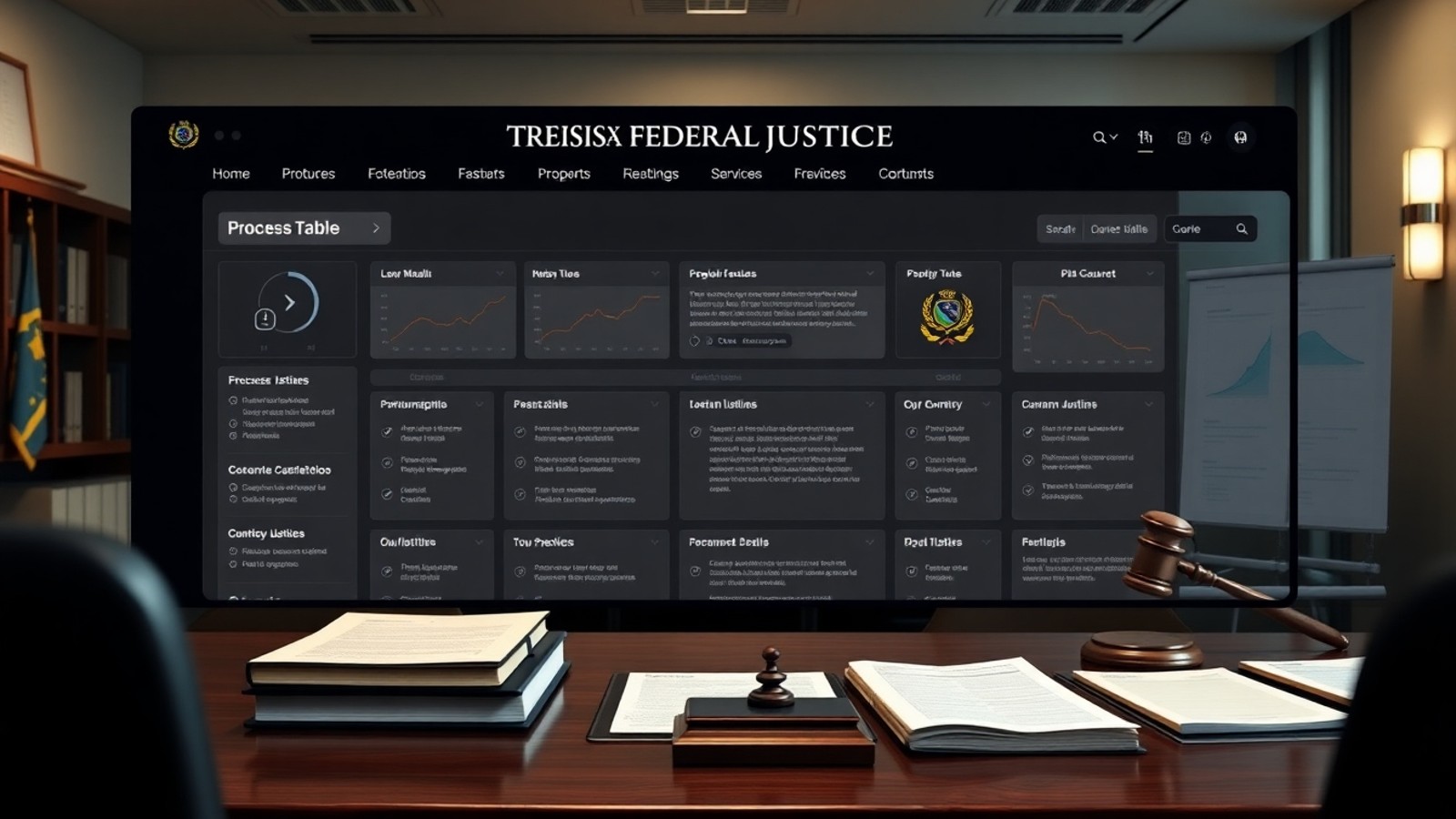 tabela justica federal processos e custos