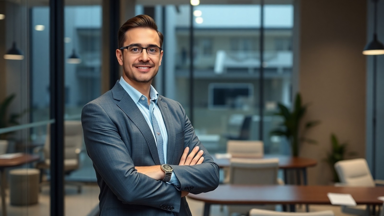 ceo em escritorio corporativo