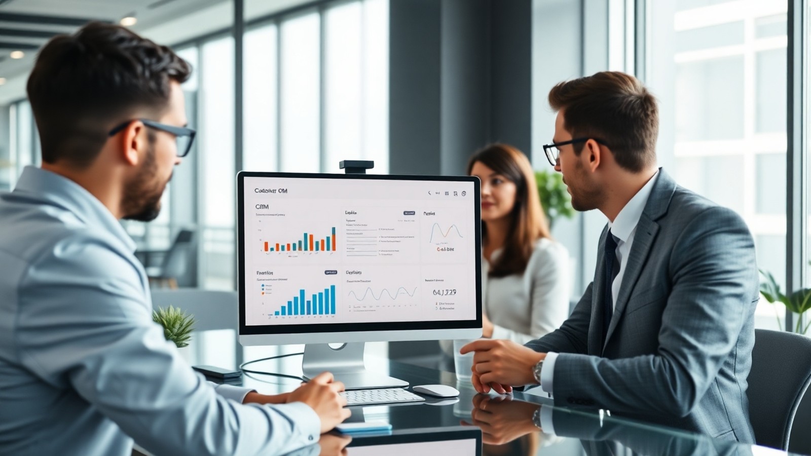 crm dashboard gestao clientes