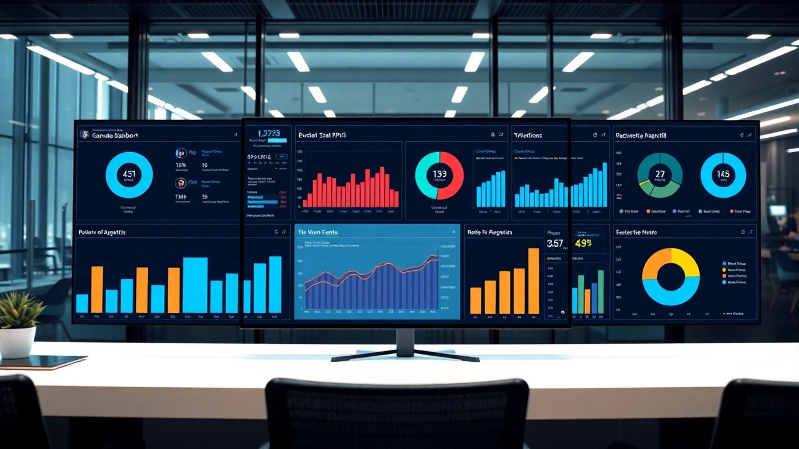 dashboard kpi analise desempenho