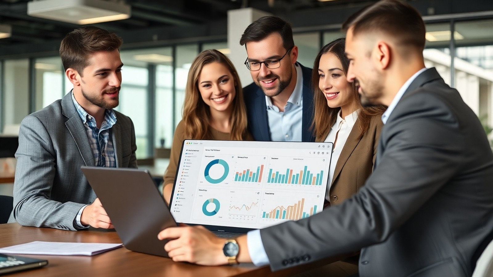 equipe analise crm relacionamento clientes