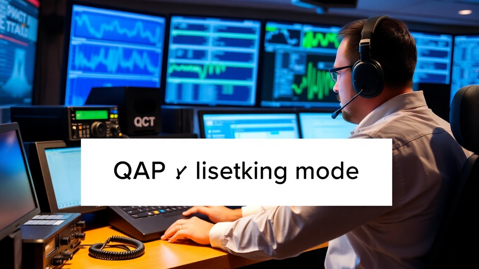 operador de radio qap