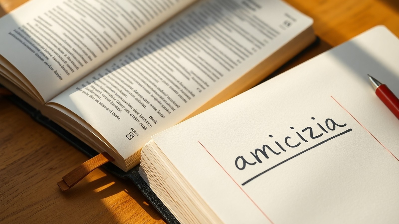 amicizia estudo italiano