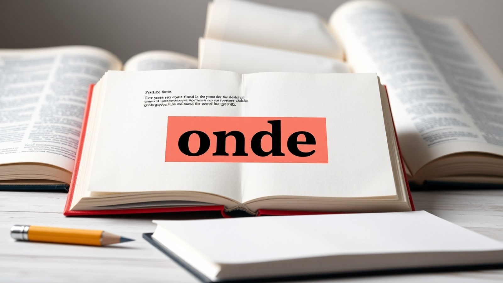 artigo onde significado 1