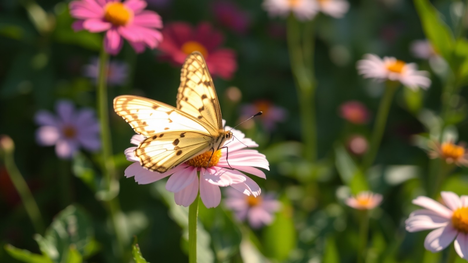 borboleta na flor