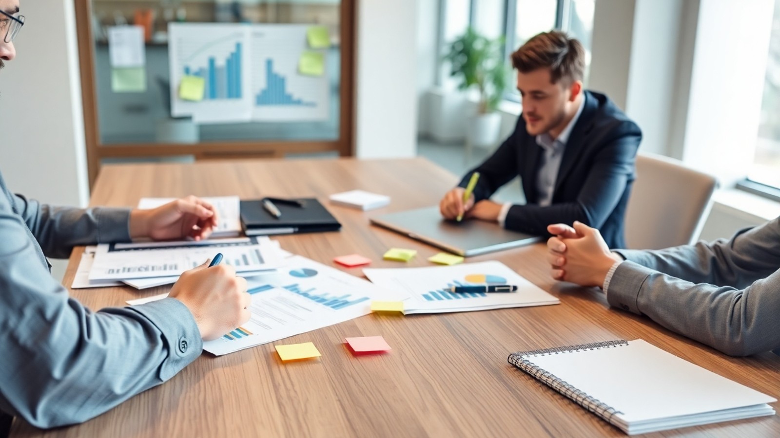 briefing em reuniao corporativa