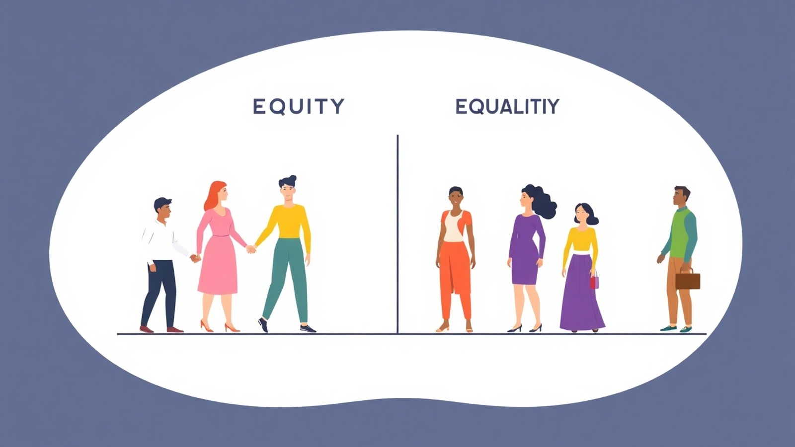 equidade versus igualdade