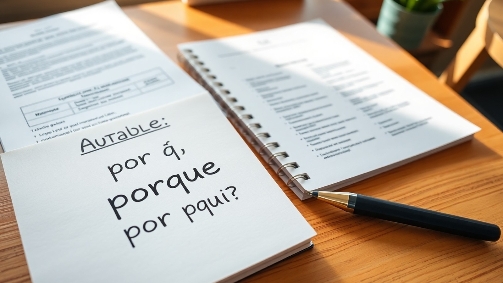 estudo gramatica espanhola por que porque