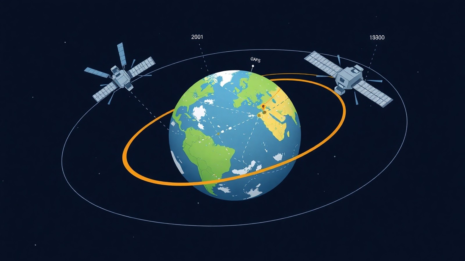 gps satelites posicionamento global
