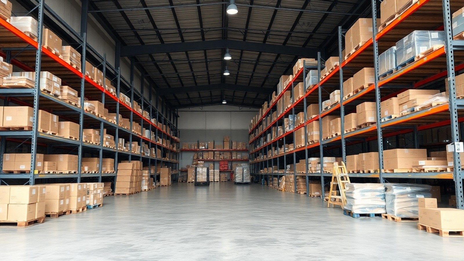 interior de armazem logistico