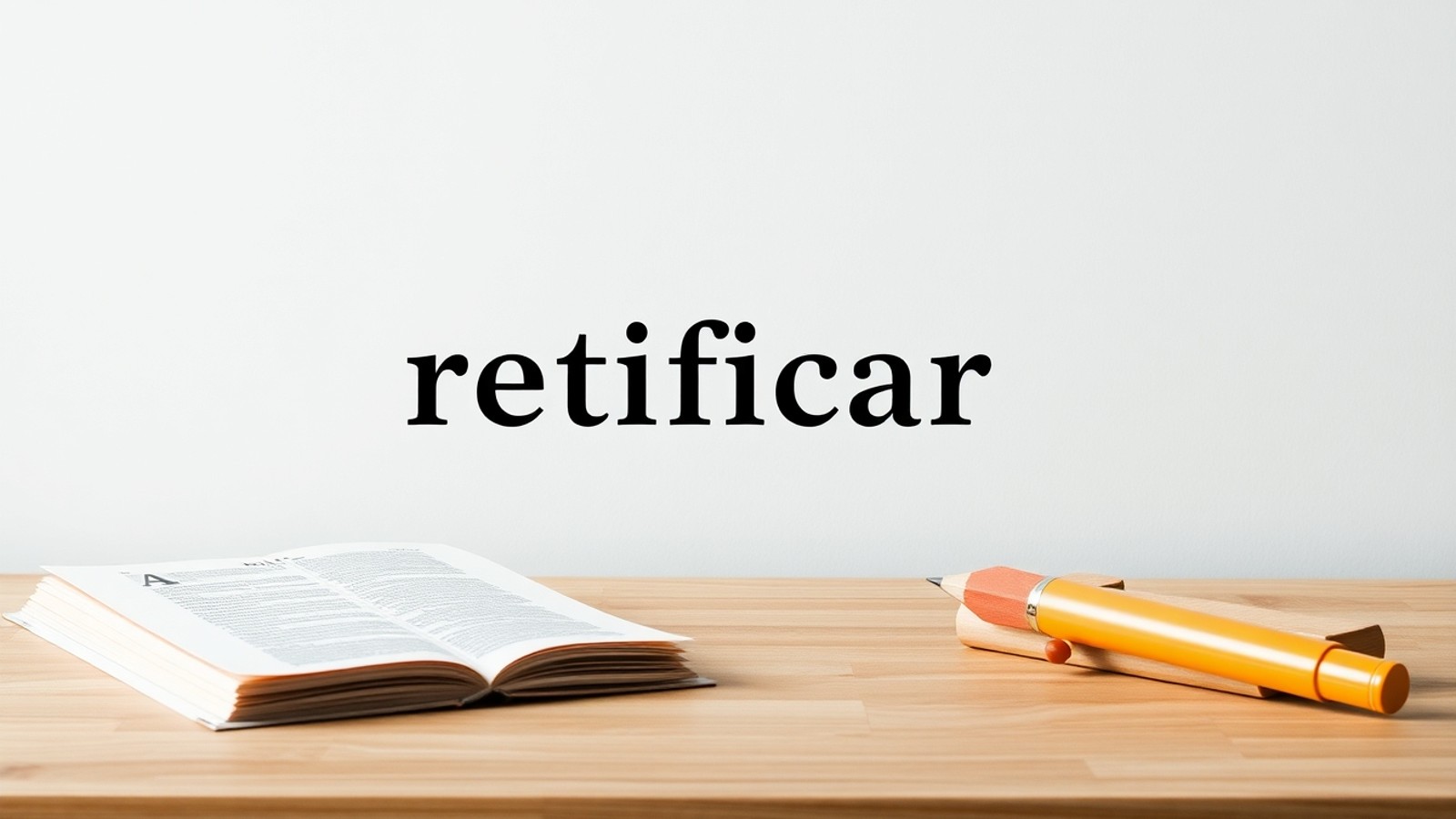 o que significa retificar documentos correcao