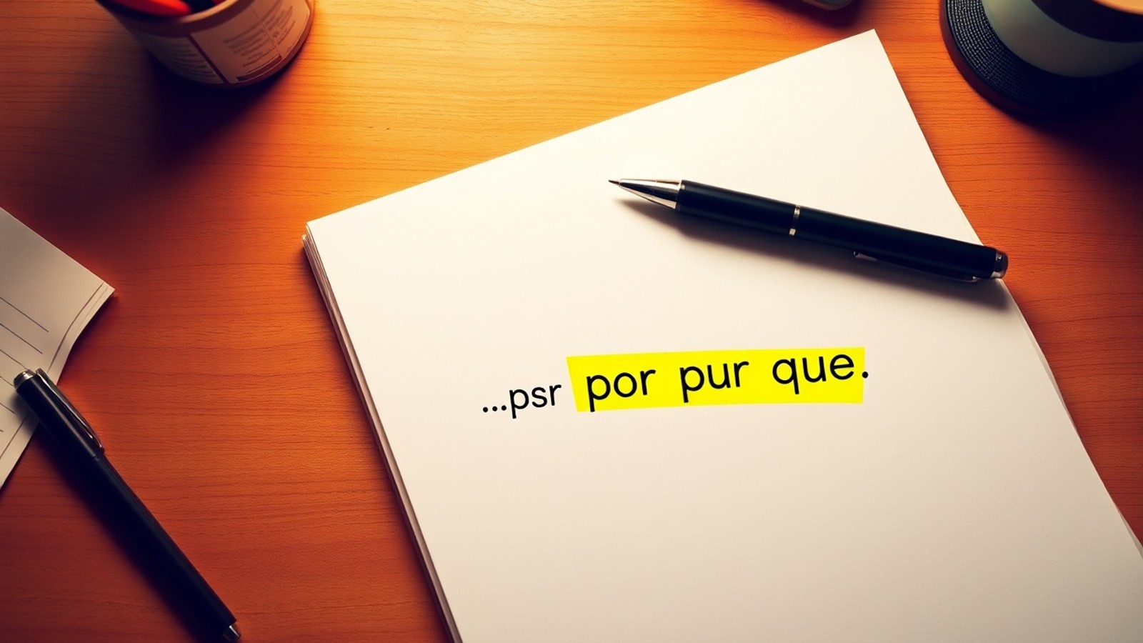 por que separado significado 1