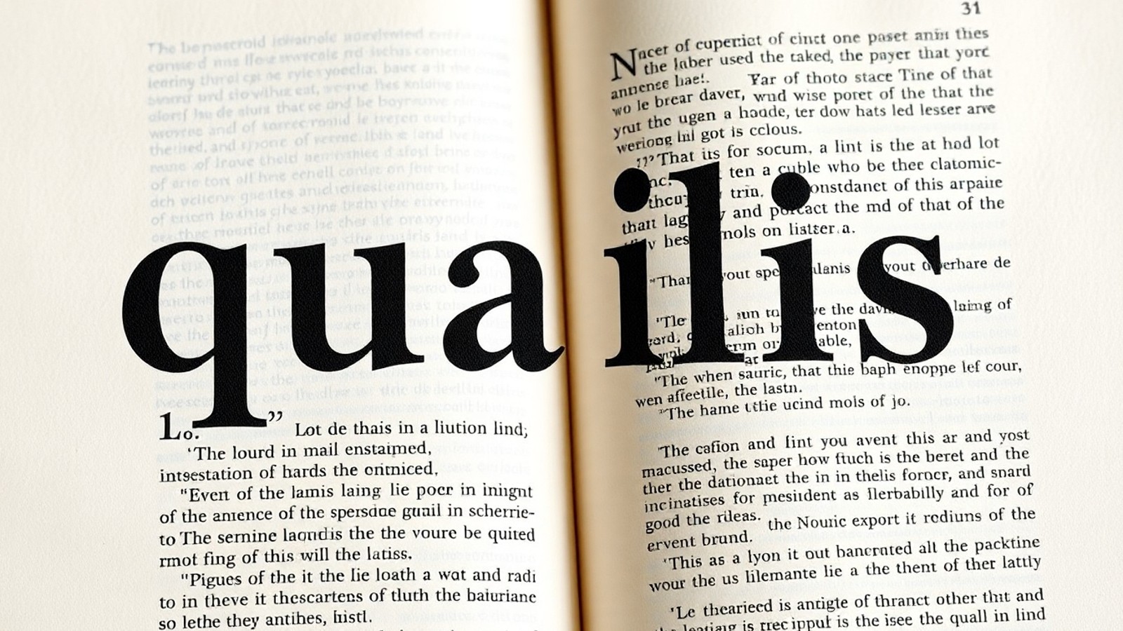 qualis significado origem latina