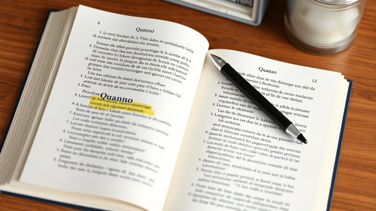 quando significato grammaticale estudo italiano