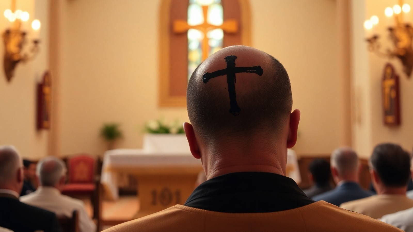 quarta feira de cinzas na igreja
