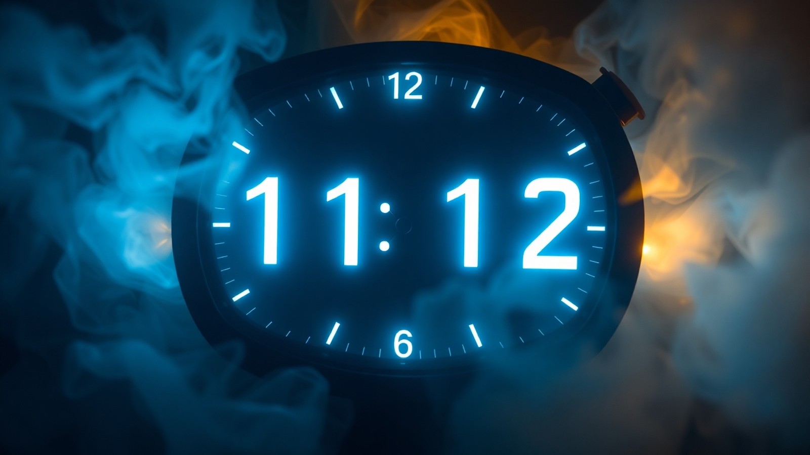 relogio digital horas iguais 1111