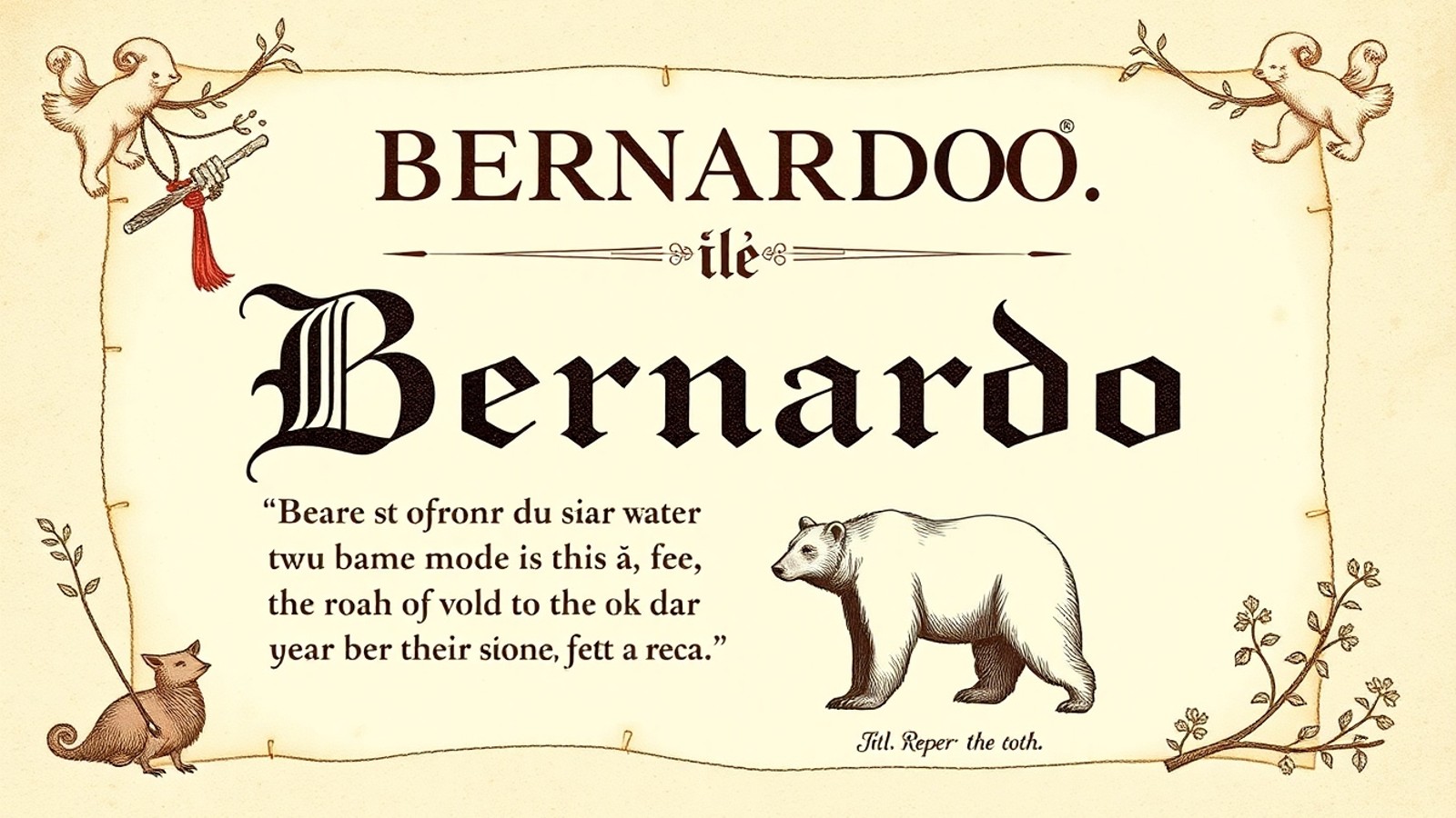 significado bernardo origem nome