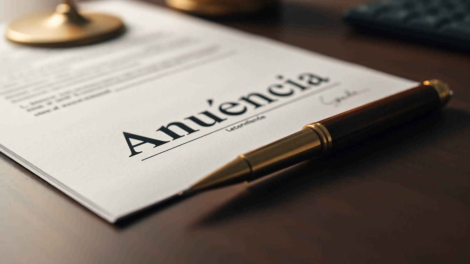 significado de anuencia documento assinatura