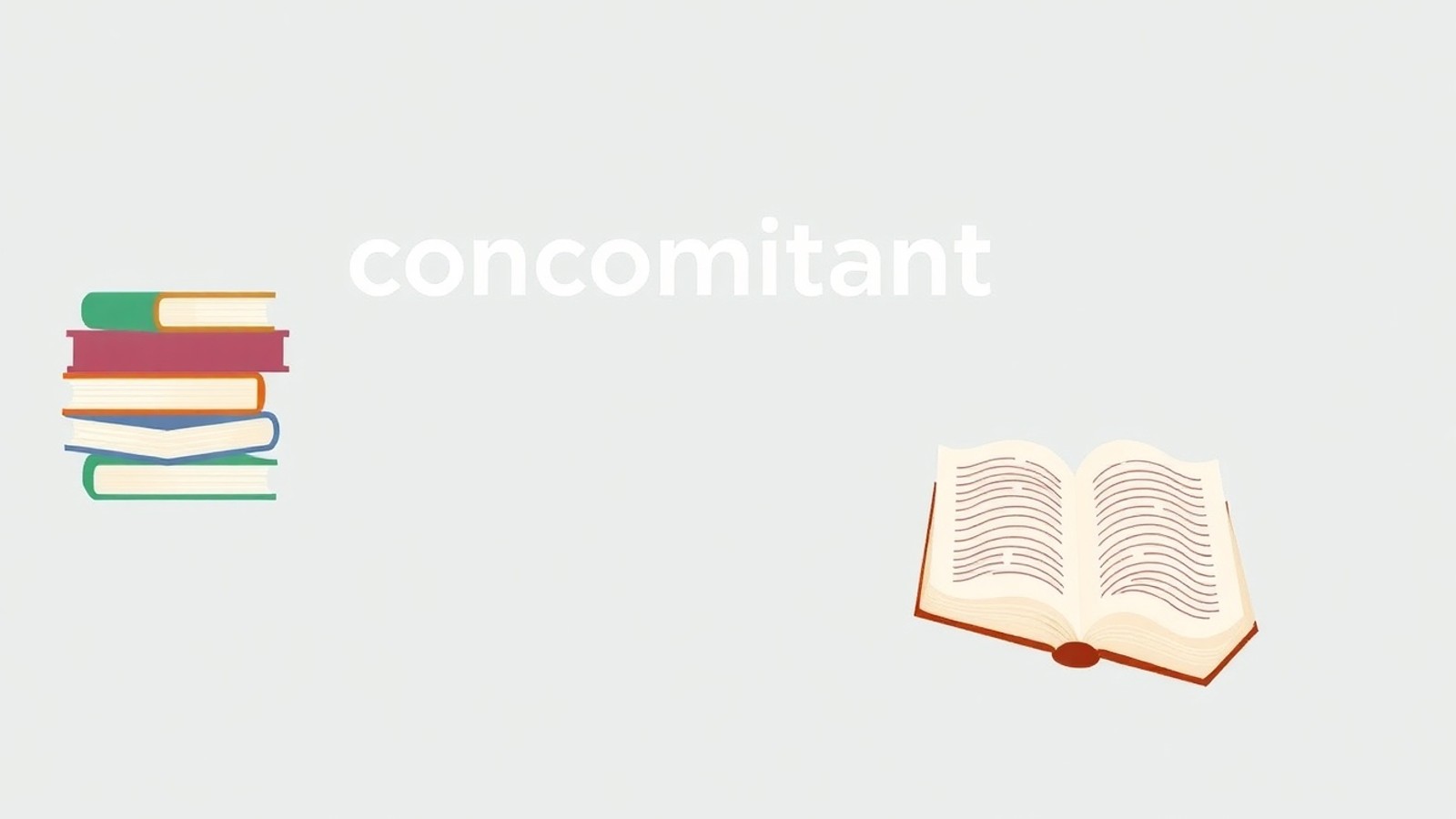 significado de concomitante 1