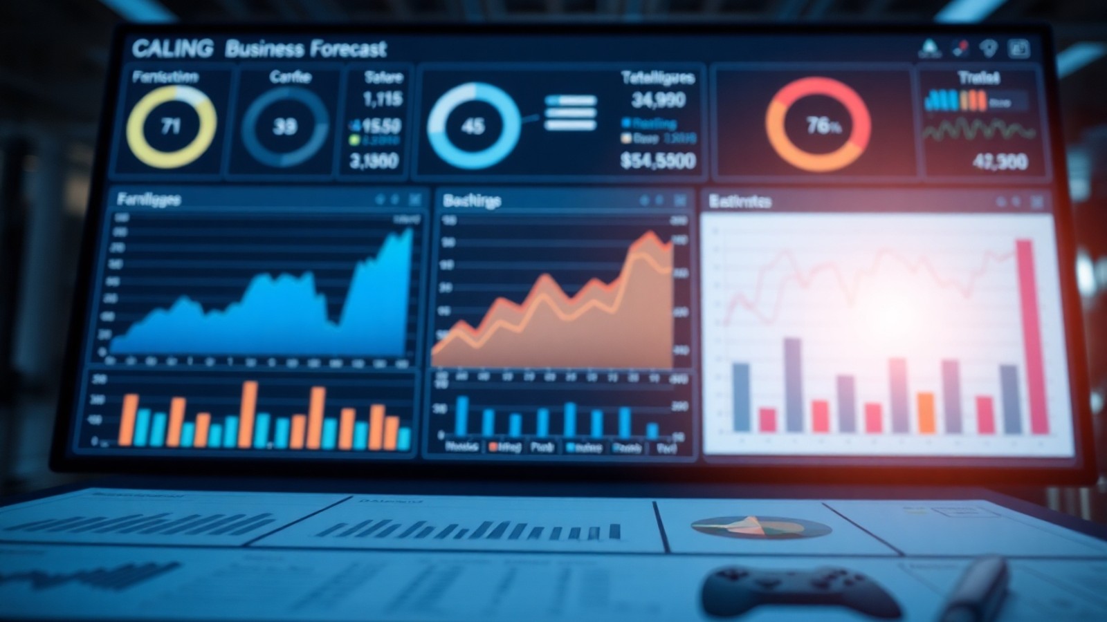 significado de forecast negocios e graficos