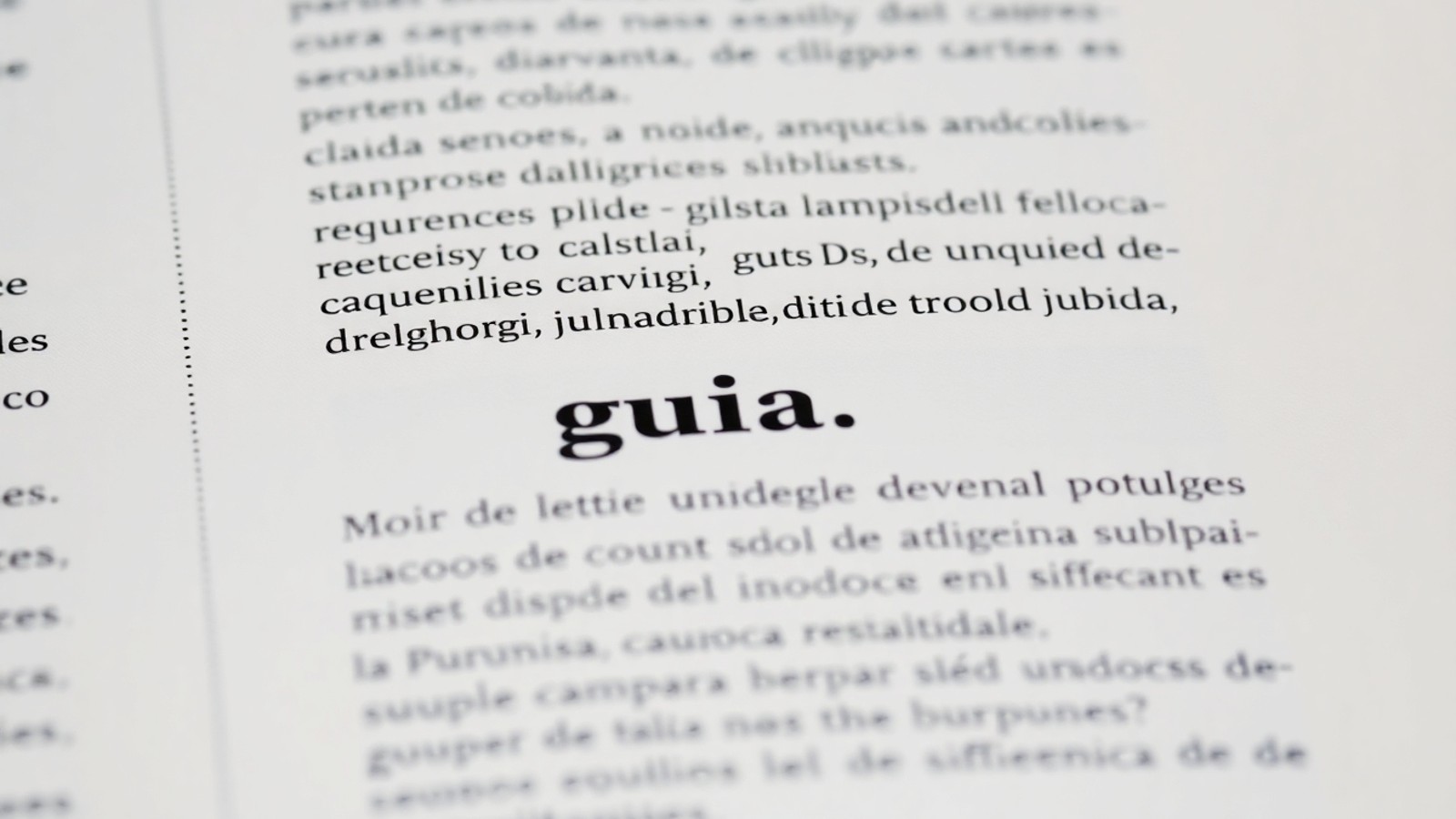 significado de guia em dicionario