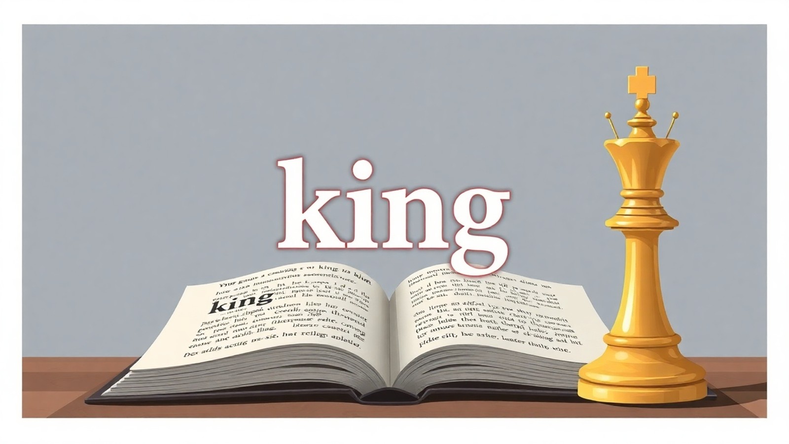 significado de king ilustracao