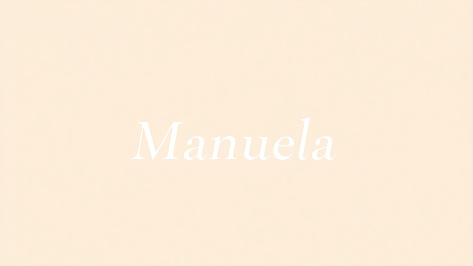 significado de manuela origem hebraica