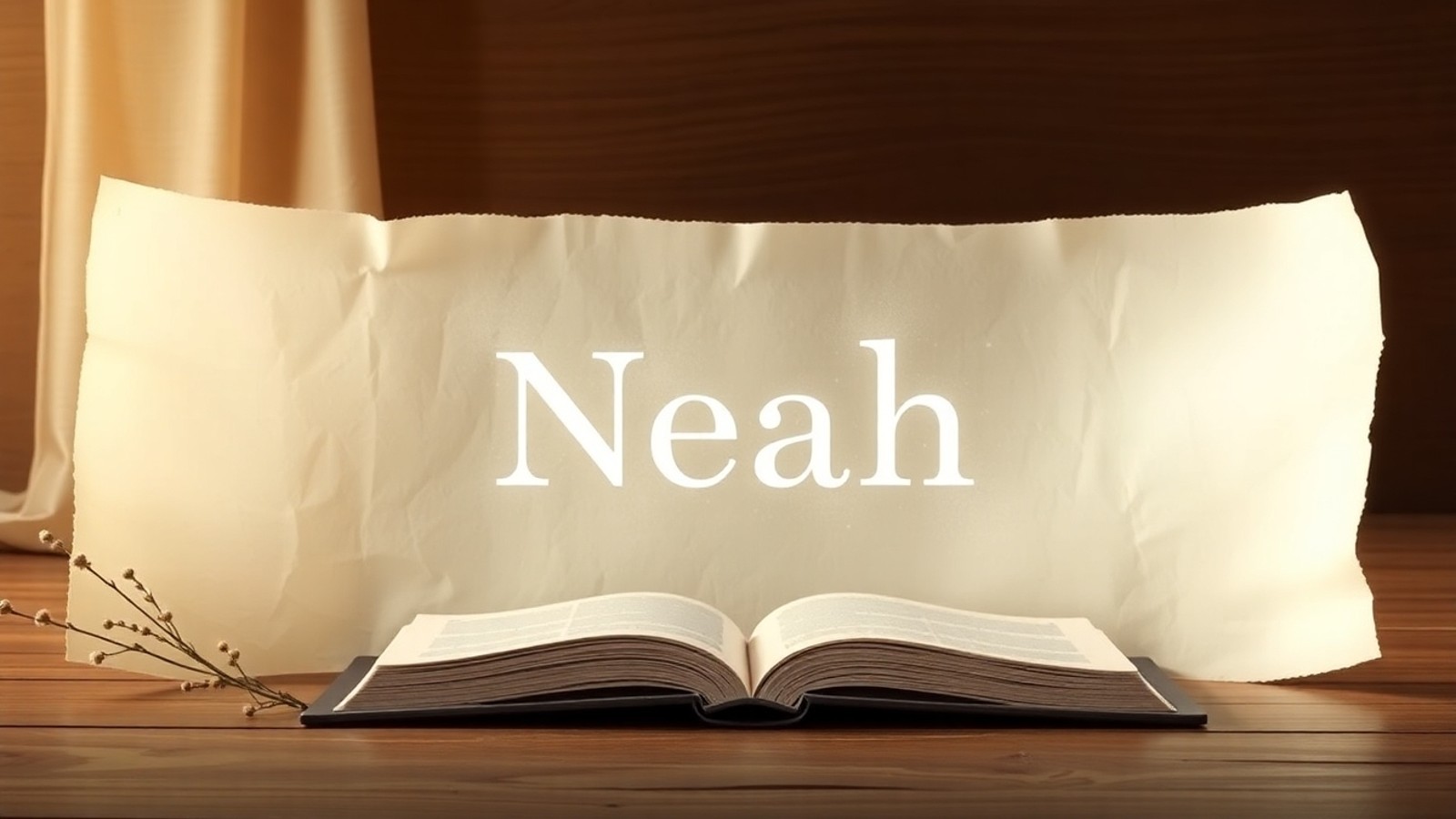 significado de noah descanso paz renovacao