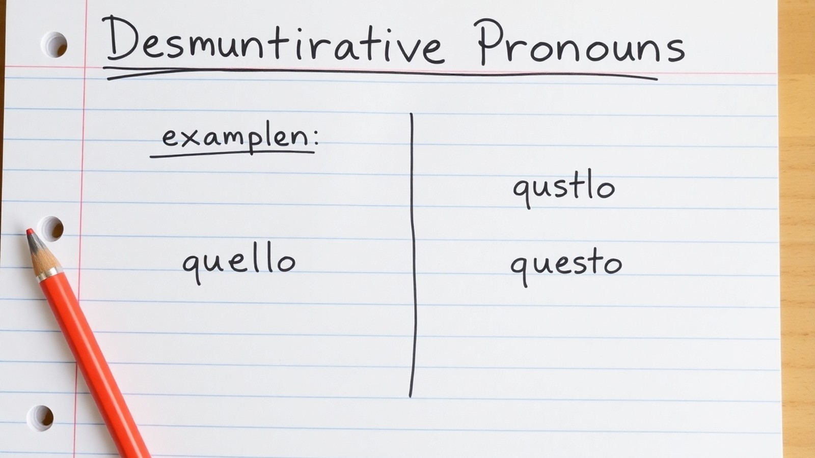 significado de quello italiano