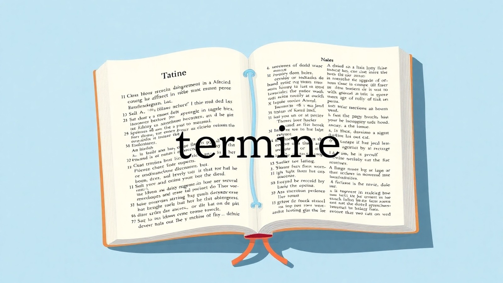 significado de termine italiano