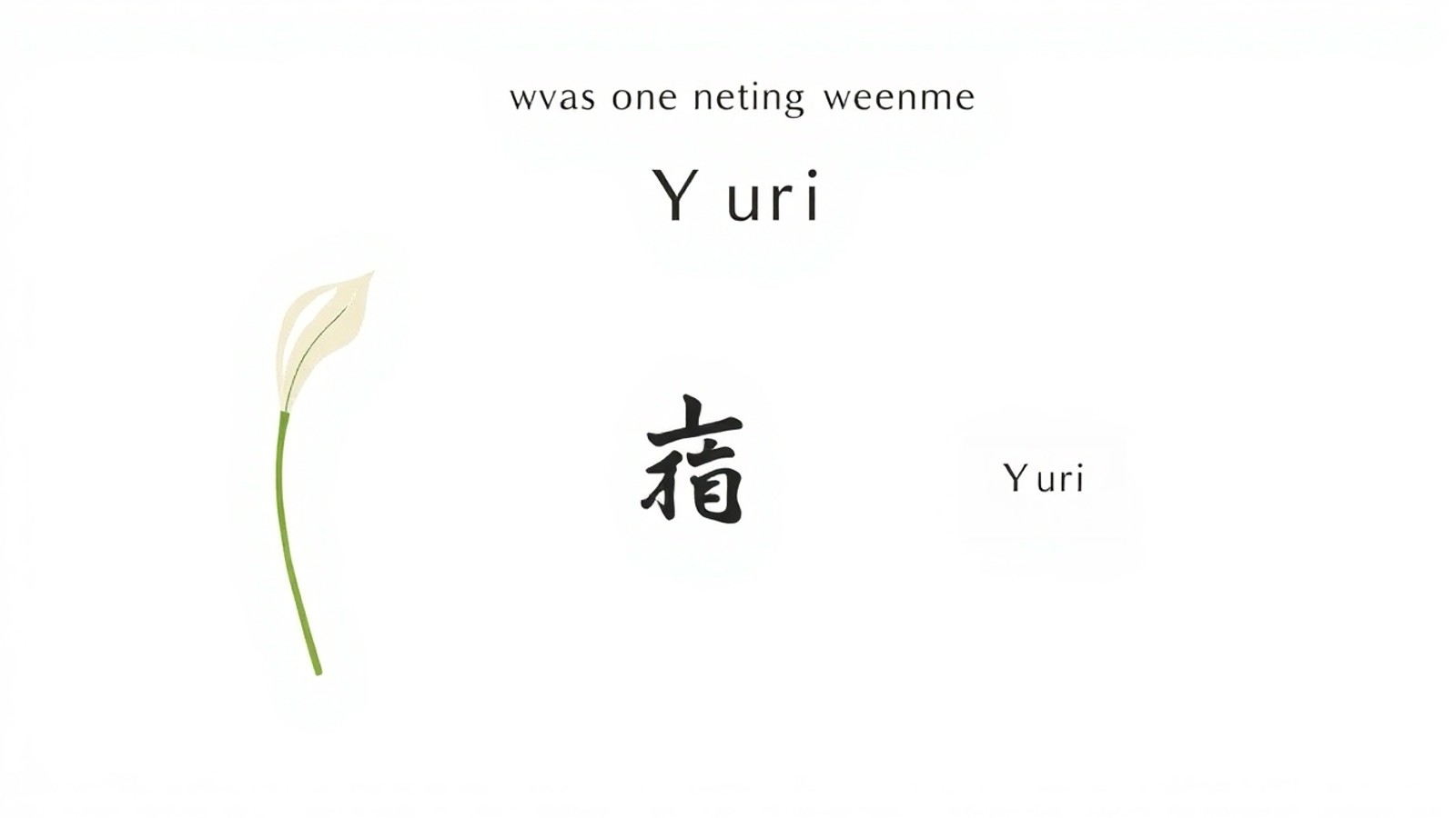 significado de yuri flor lirio