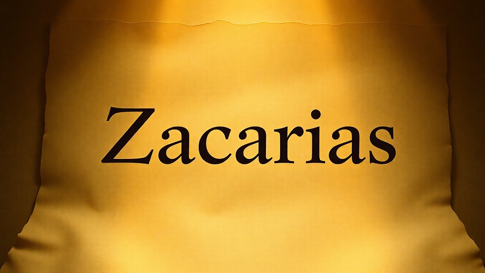 significado de zacarias imagem 1