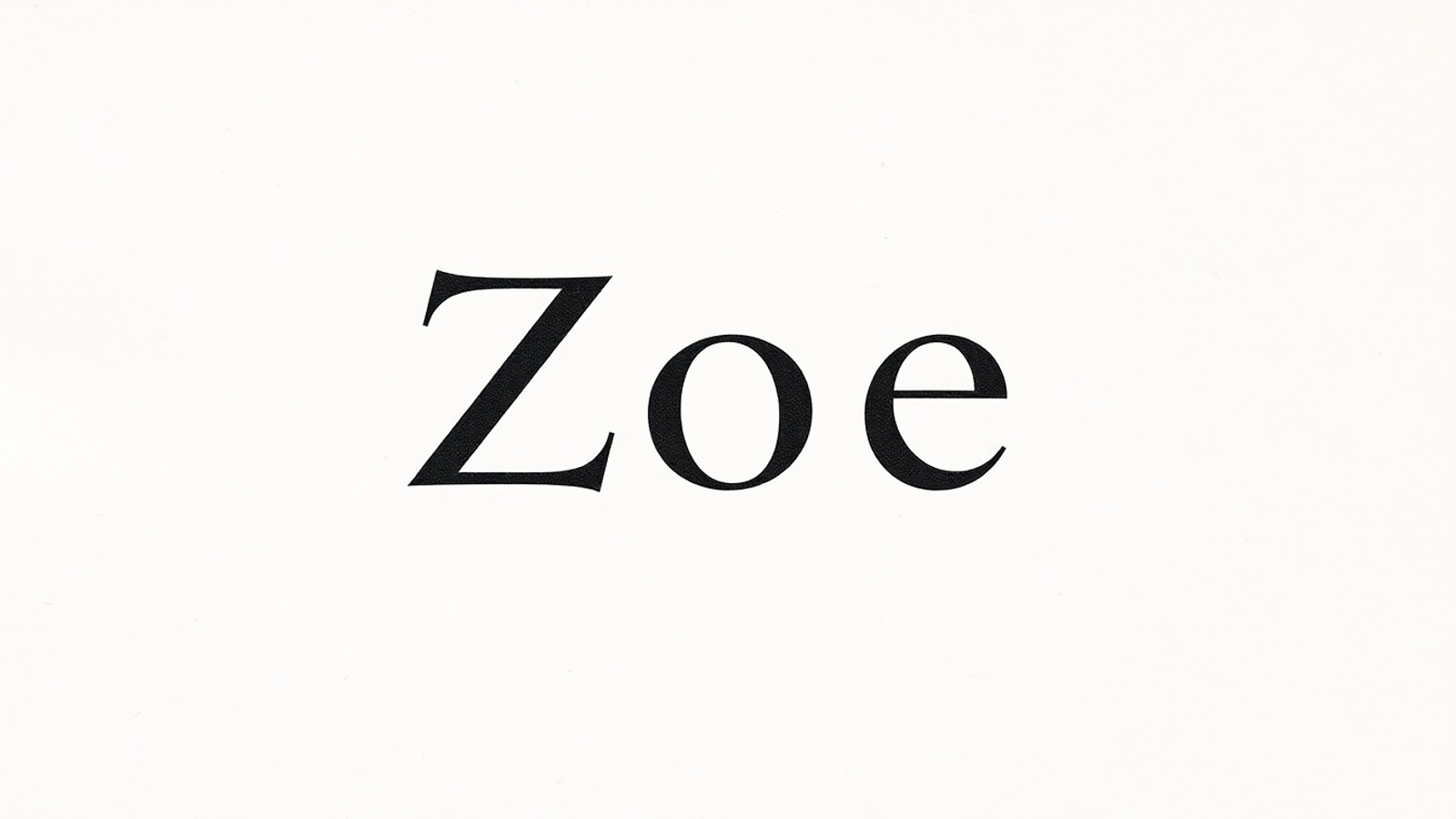 significado de zoe origem grega