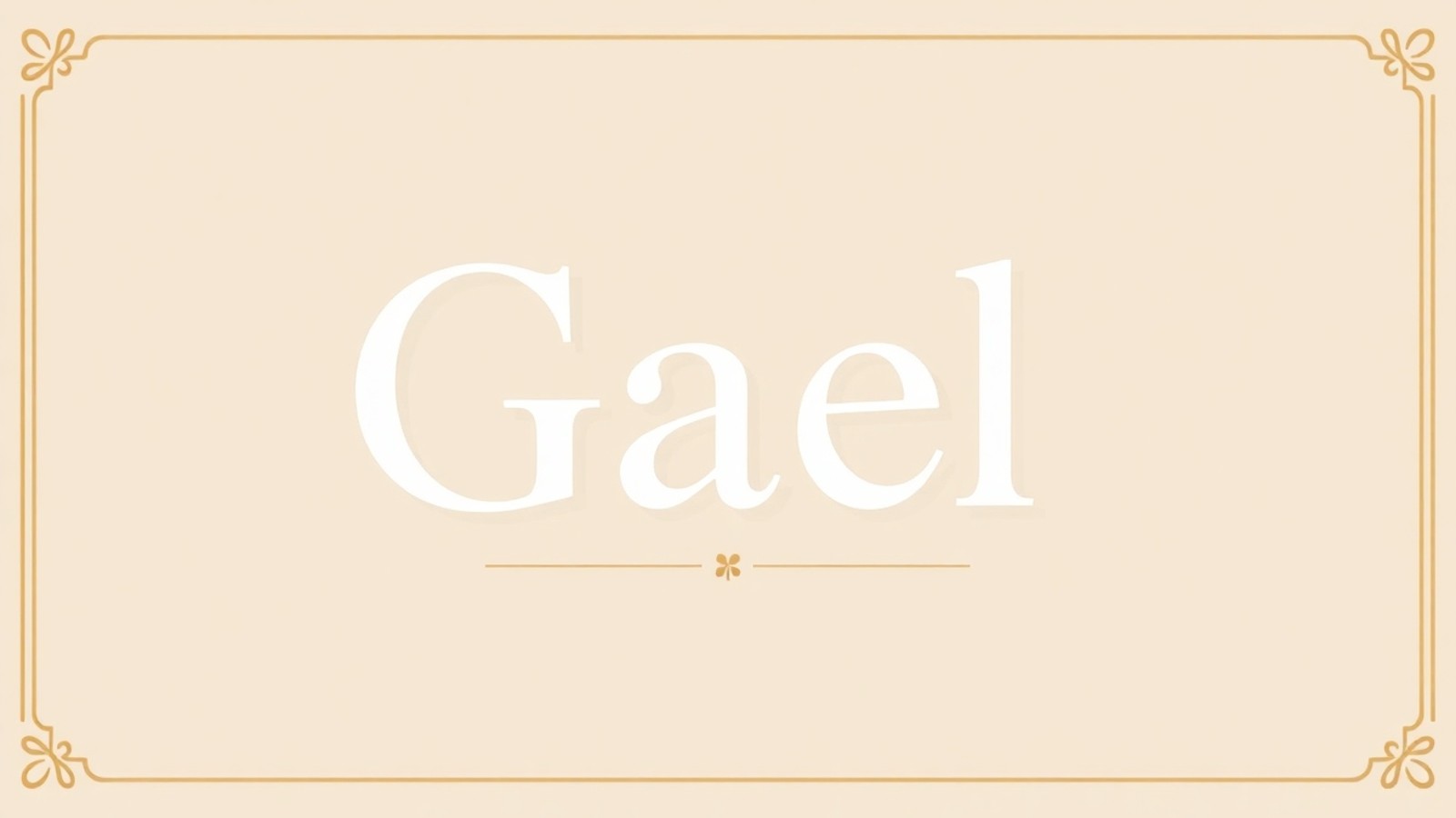 significado gael origem nome celta