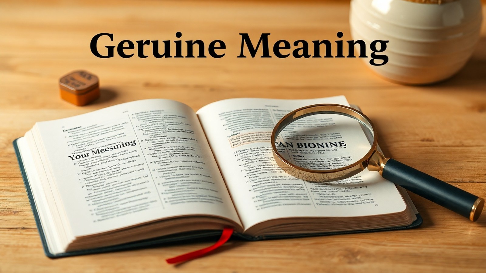 significado genuino capa