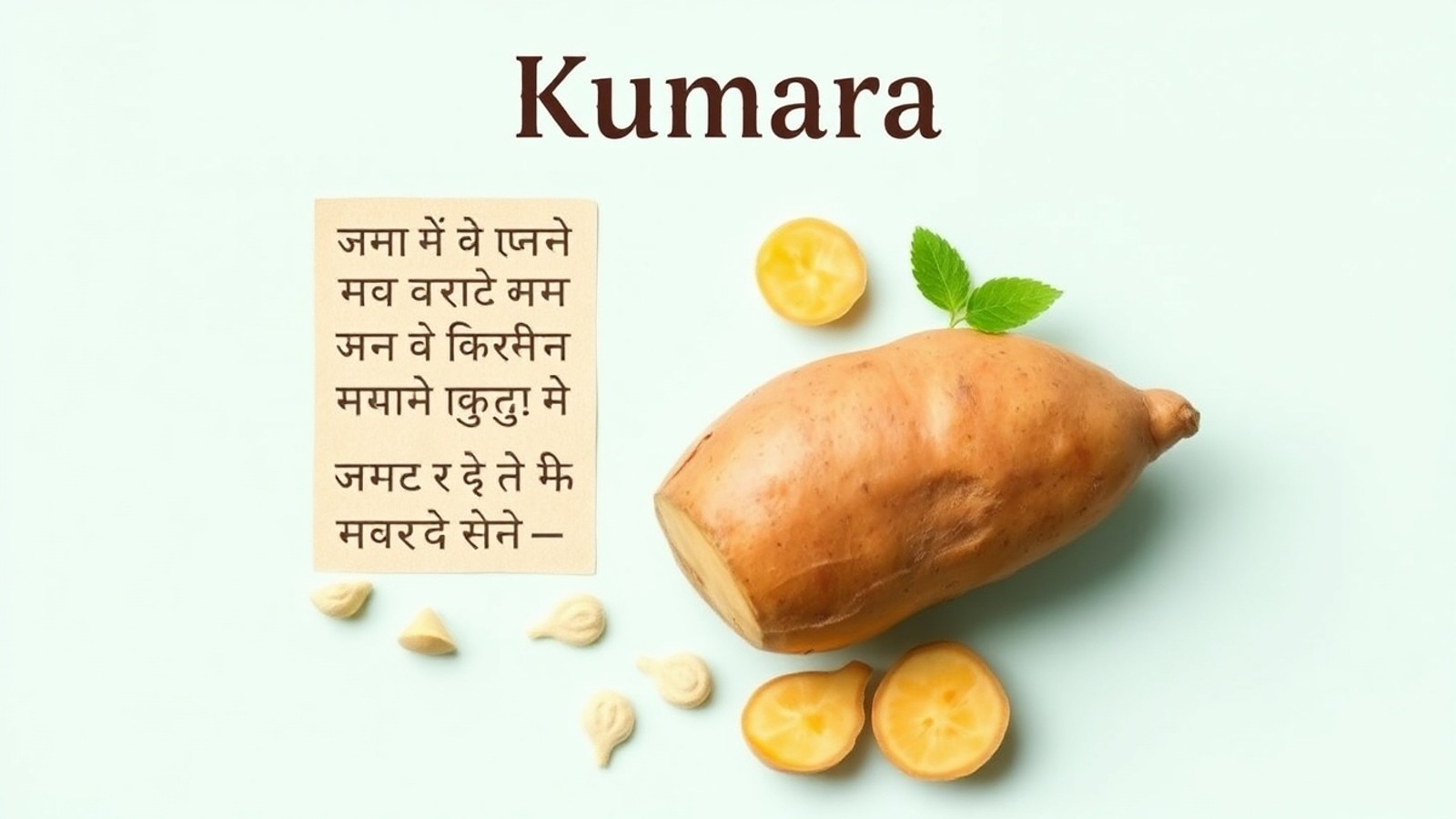 significado kumara sanscrito batata doce