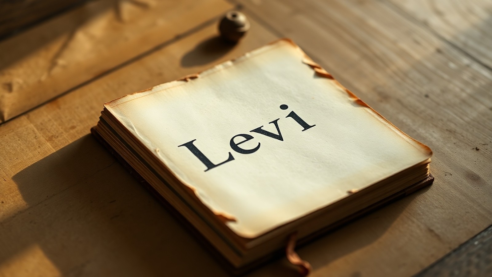 significado levi origem biblica