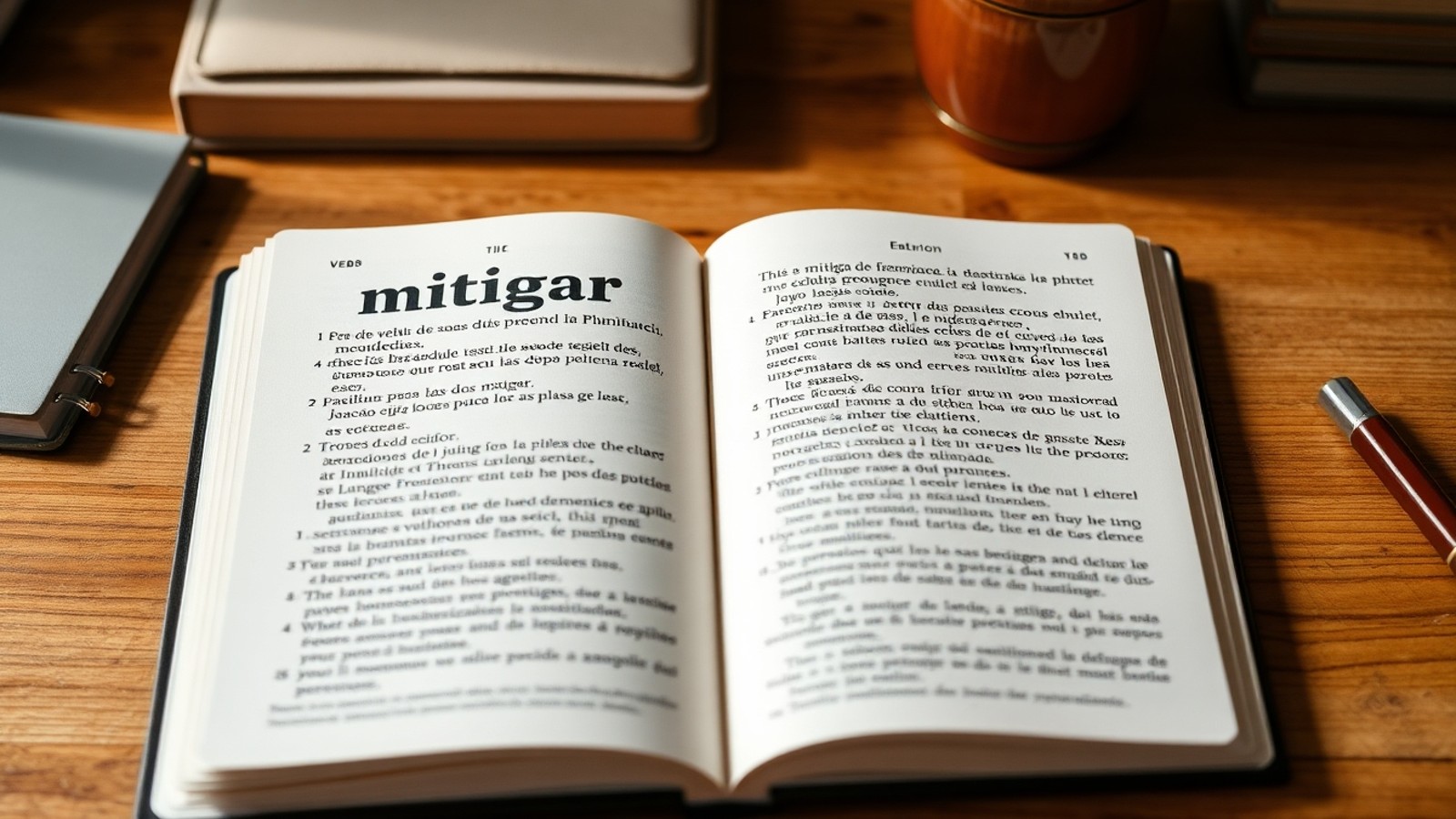 significado mitigar dicionario estudo