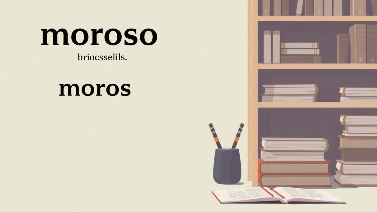 significado moroso 1