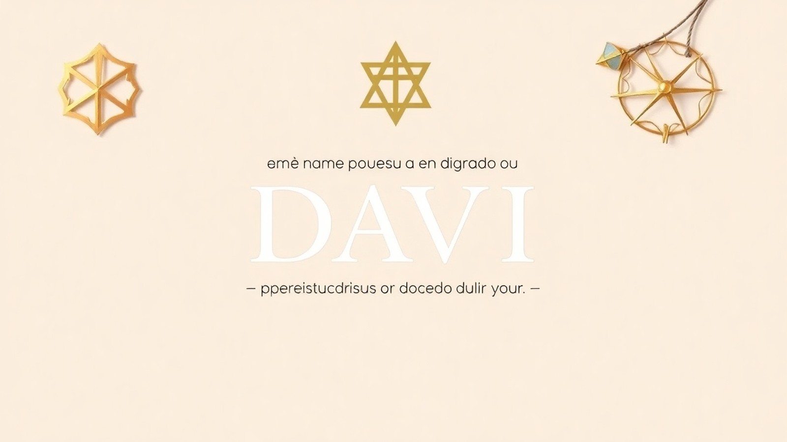 significado nome davi capa