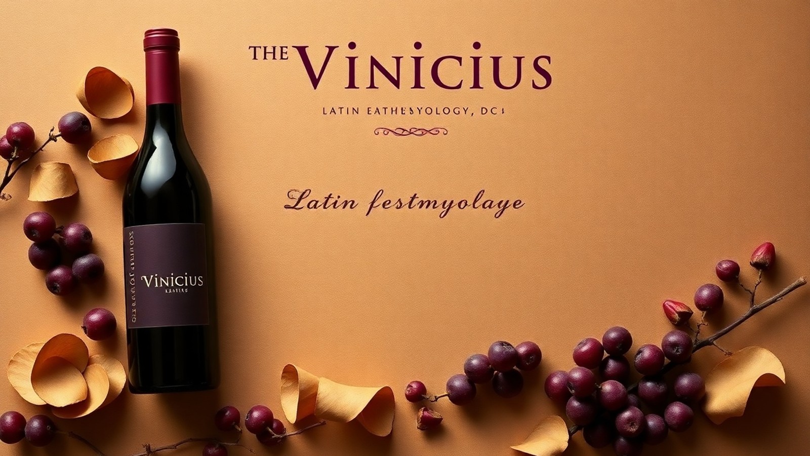 significado nome vinicius origem latina