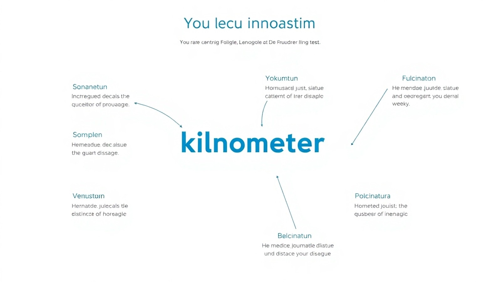 sinonimo kilometro infografico unidades medida