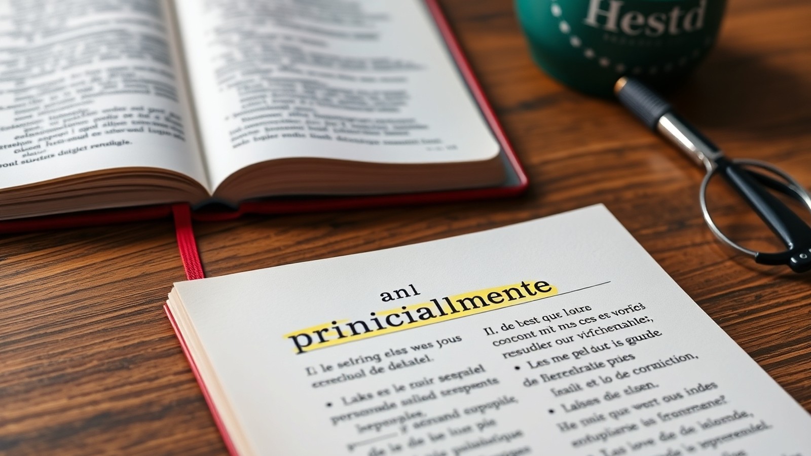 sinonimo principalmente estudo vocabulario