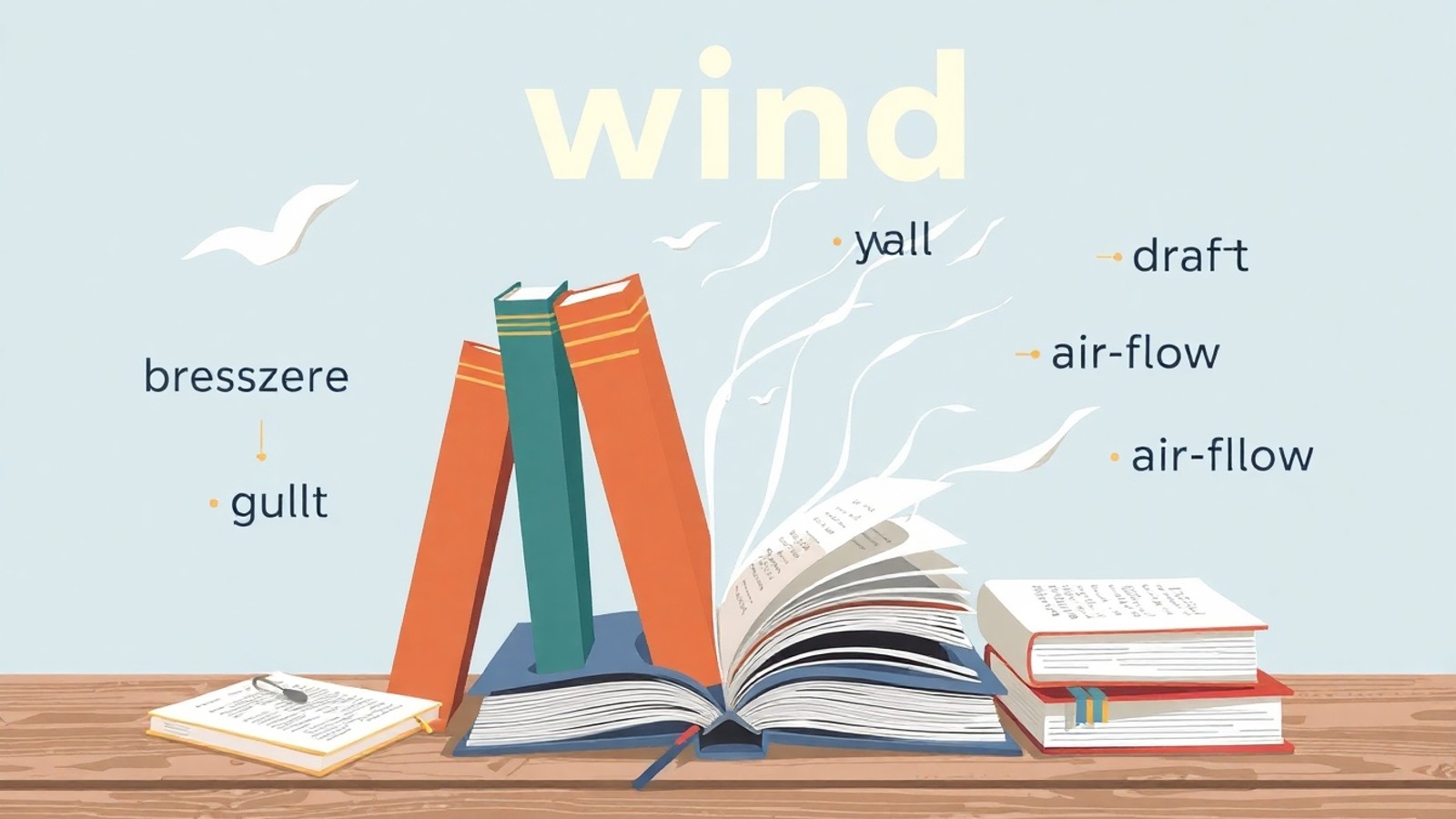 sinonimos de wind ilustracao 1