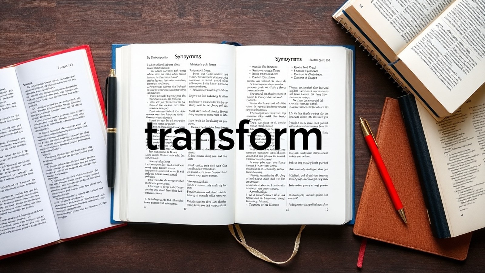 sinonimos do verbo transformar